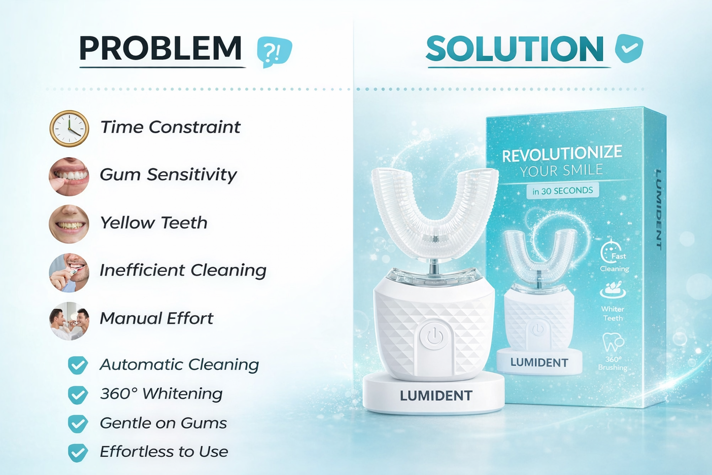 LUMIDENT AUTOMATIC TOOTHBRUSH